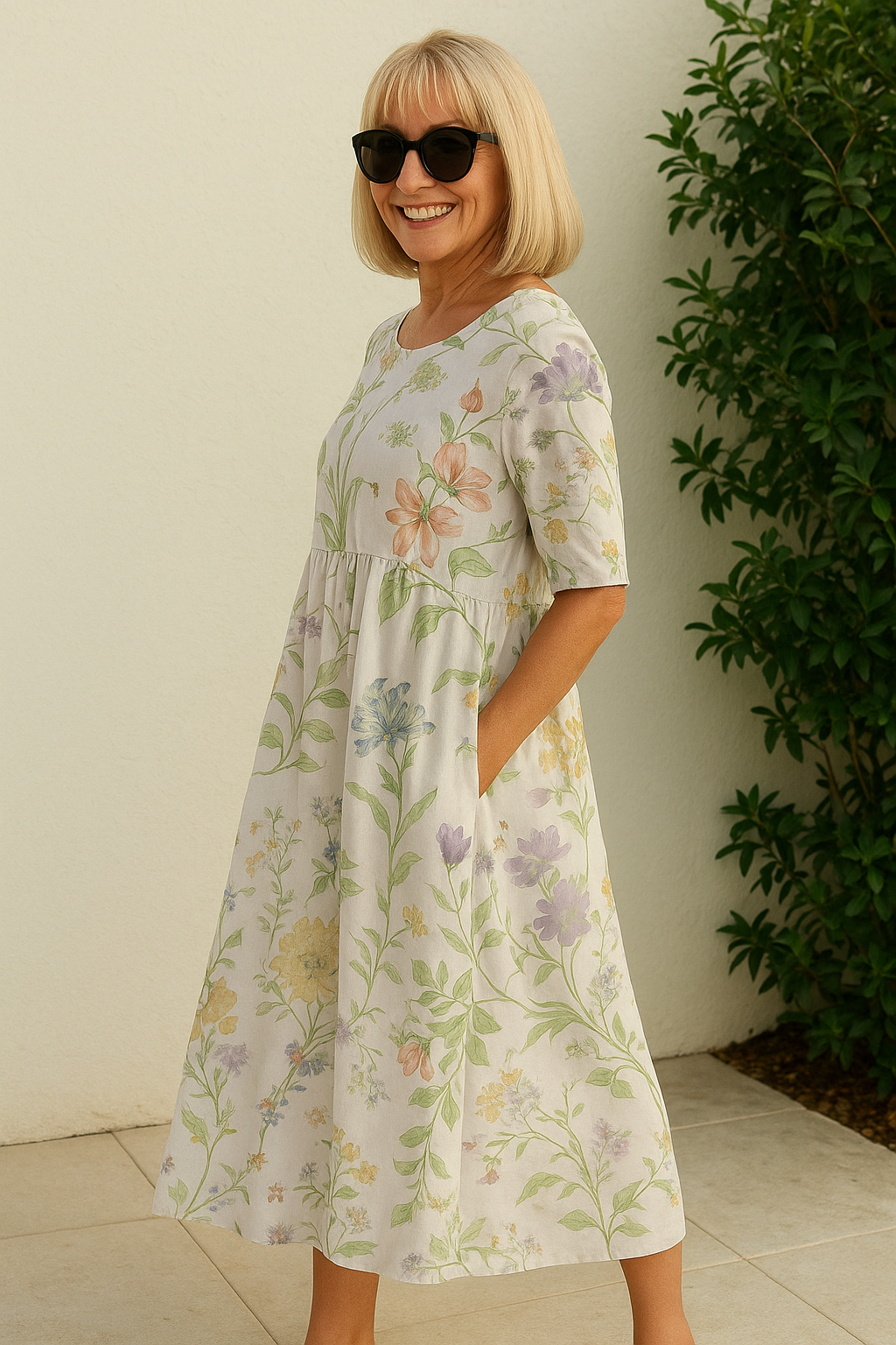Ríoghnach | Relaxed Midi Dress