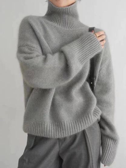 Isabella – High-necked cashmere jumper