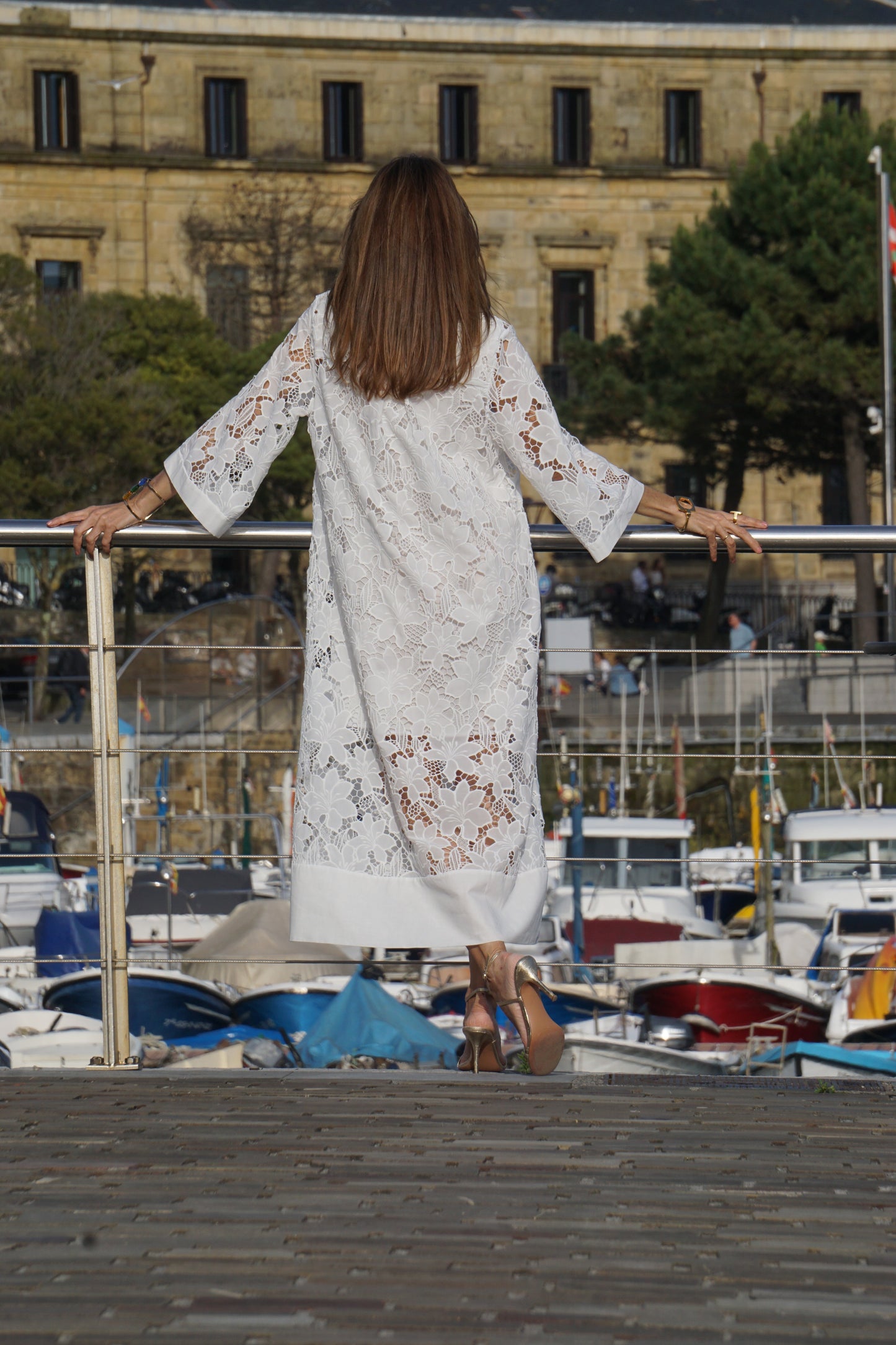 Crón | White Lace Dress