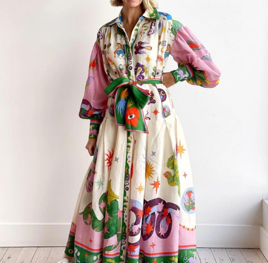Raghnaid | Luxe Italian-Style Maxi Dress