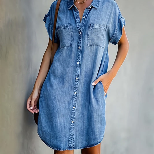 Gráinne | Button-Down Shirt Dress