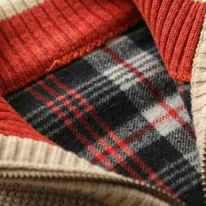Zip Knit Cardigan | Refined Warmth with a Clean Edge