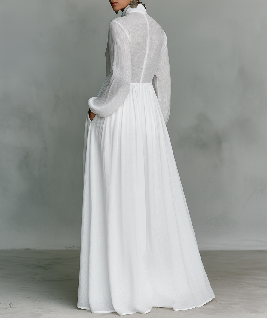 Saoirse™ - Refined Minimalist Maxi Dress