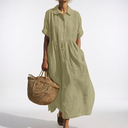 Caoimhe™ - Flowy Summer Shirt Dress