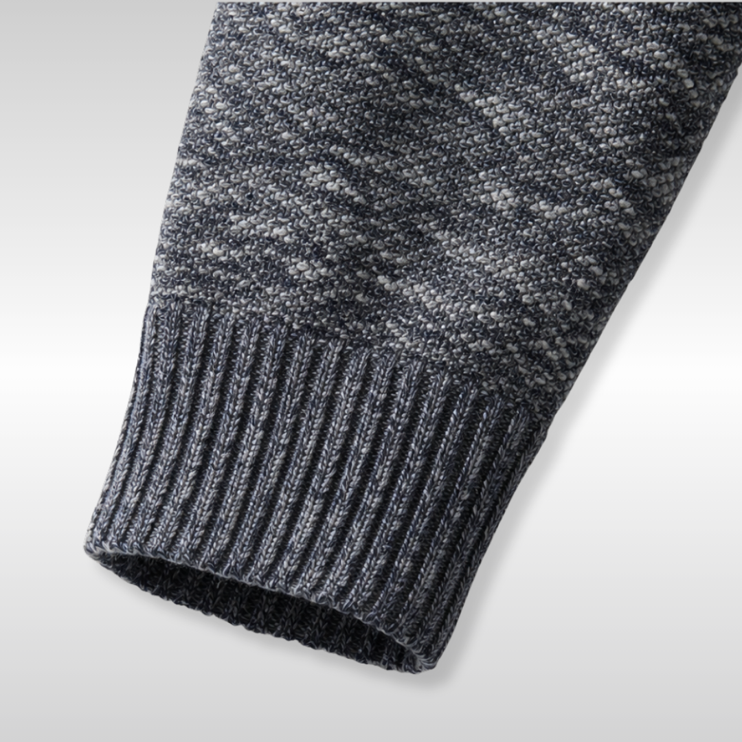 Zip Knit Cardigan | Refined Warmth with a Clean Edge