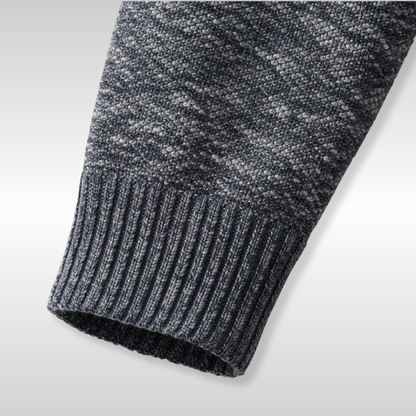 Zip Knit Cardigan | Refined Warmth with a Clean Edge