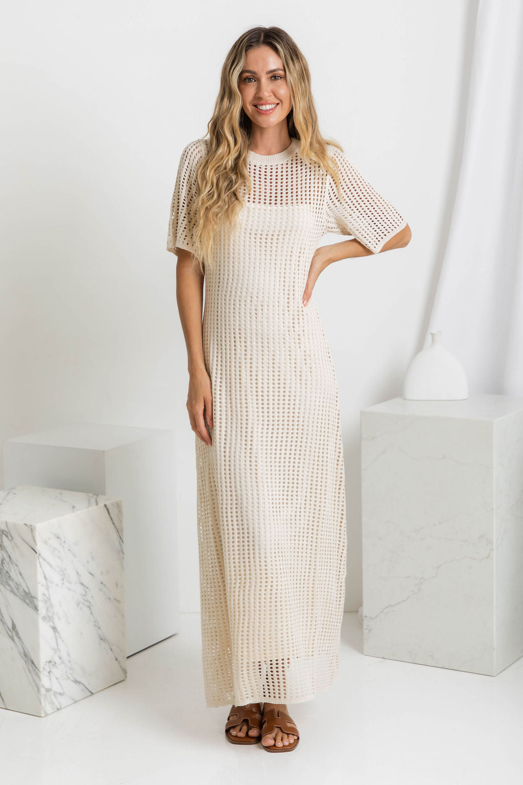 Cadhla | Crochet Maxi Dress