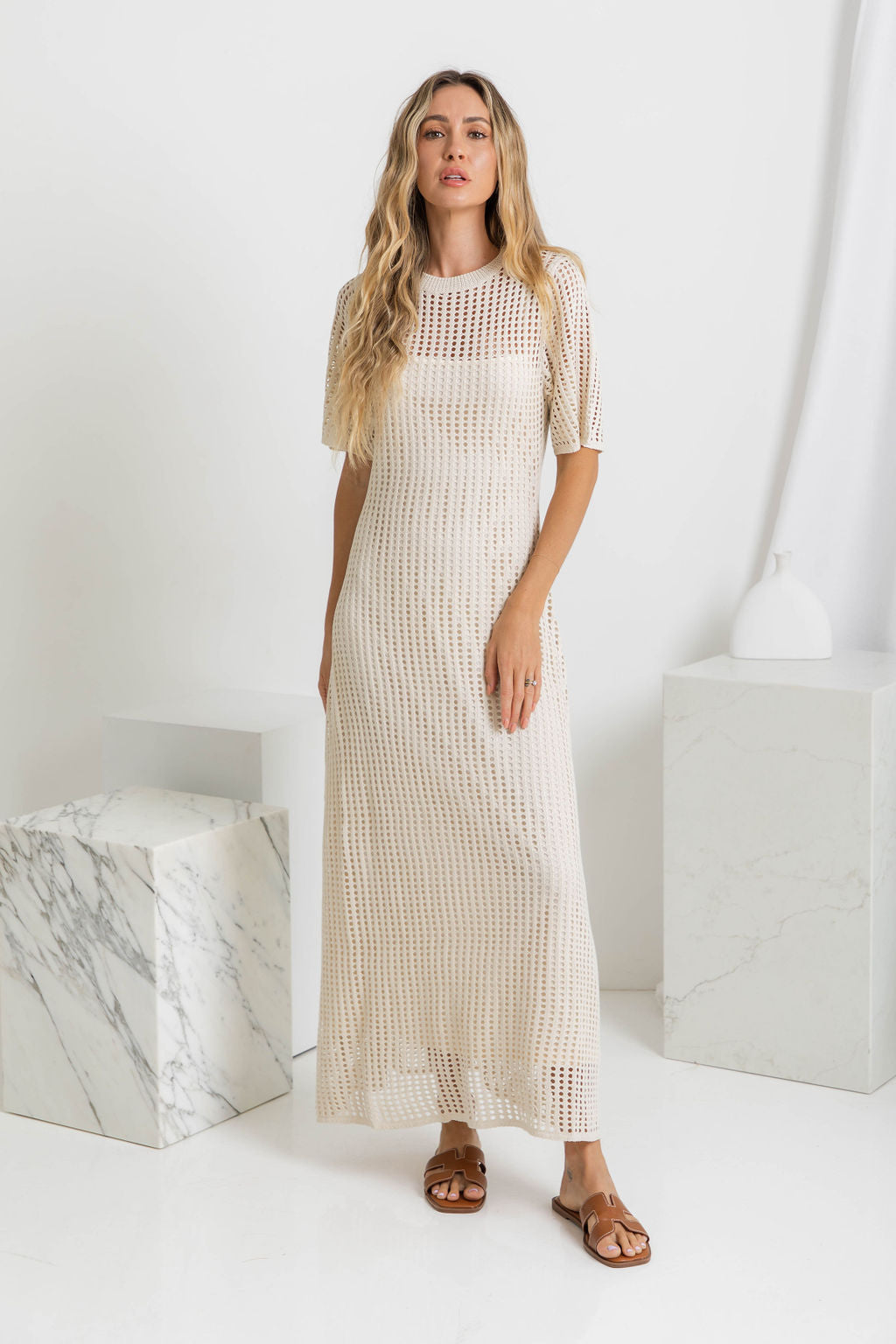 Cadhla | Crochet Maxi Dress