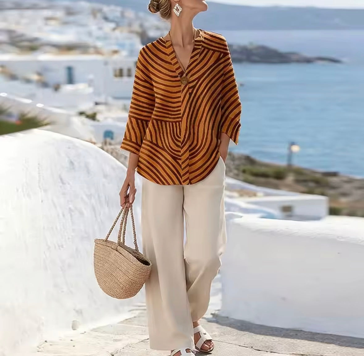 Fíona | Easy Two-Piece Linen Set
