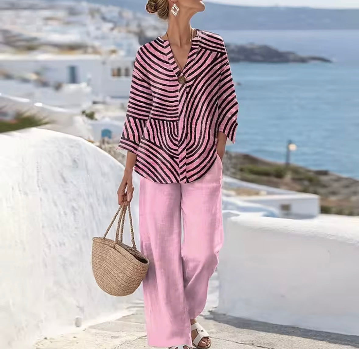 Fíona | Easy Two-Piece Linen Set