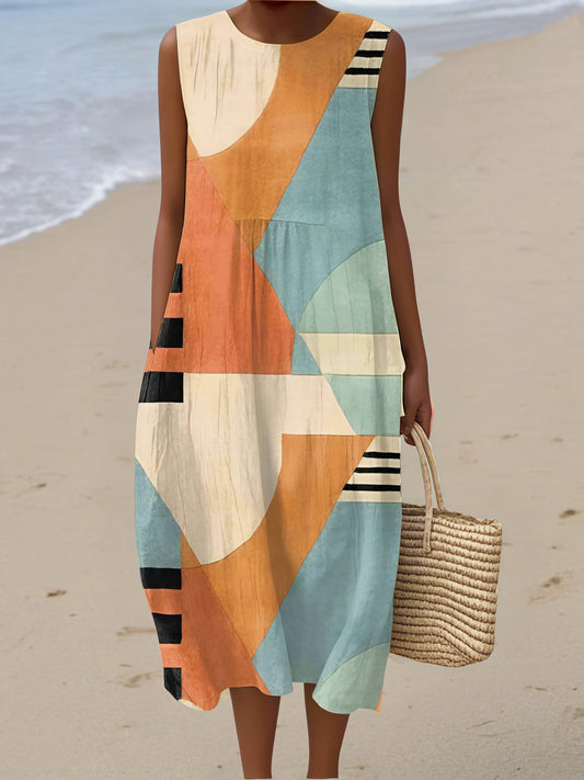 Áine | Lightweight sleeveless summer dress