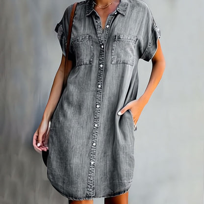 Gráinne | Button-Down Shirt Dress