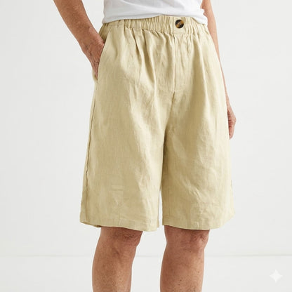 Orla™ - Wide Elastic-Waist Shorts with Natural Summer Comfort