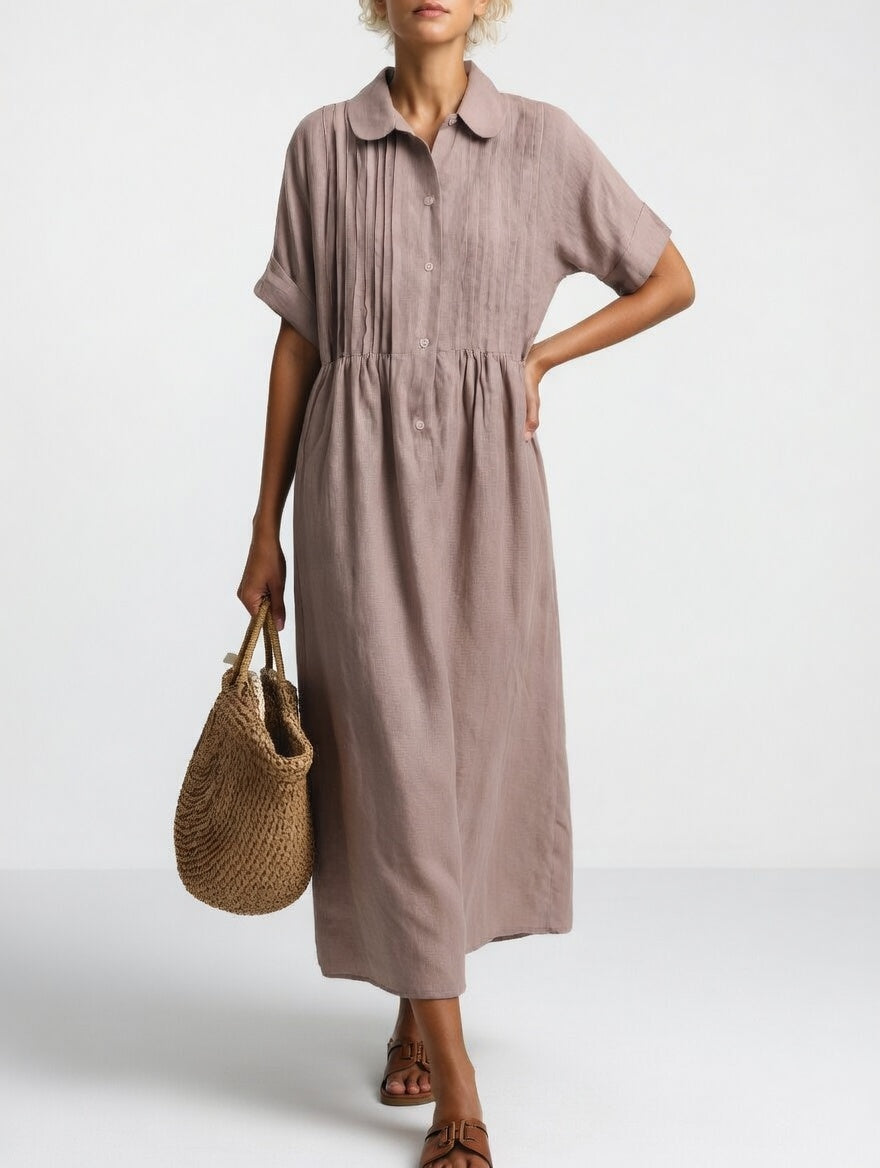 Caoimhe™ - Flowy Summer Shirt Dress