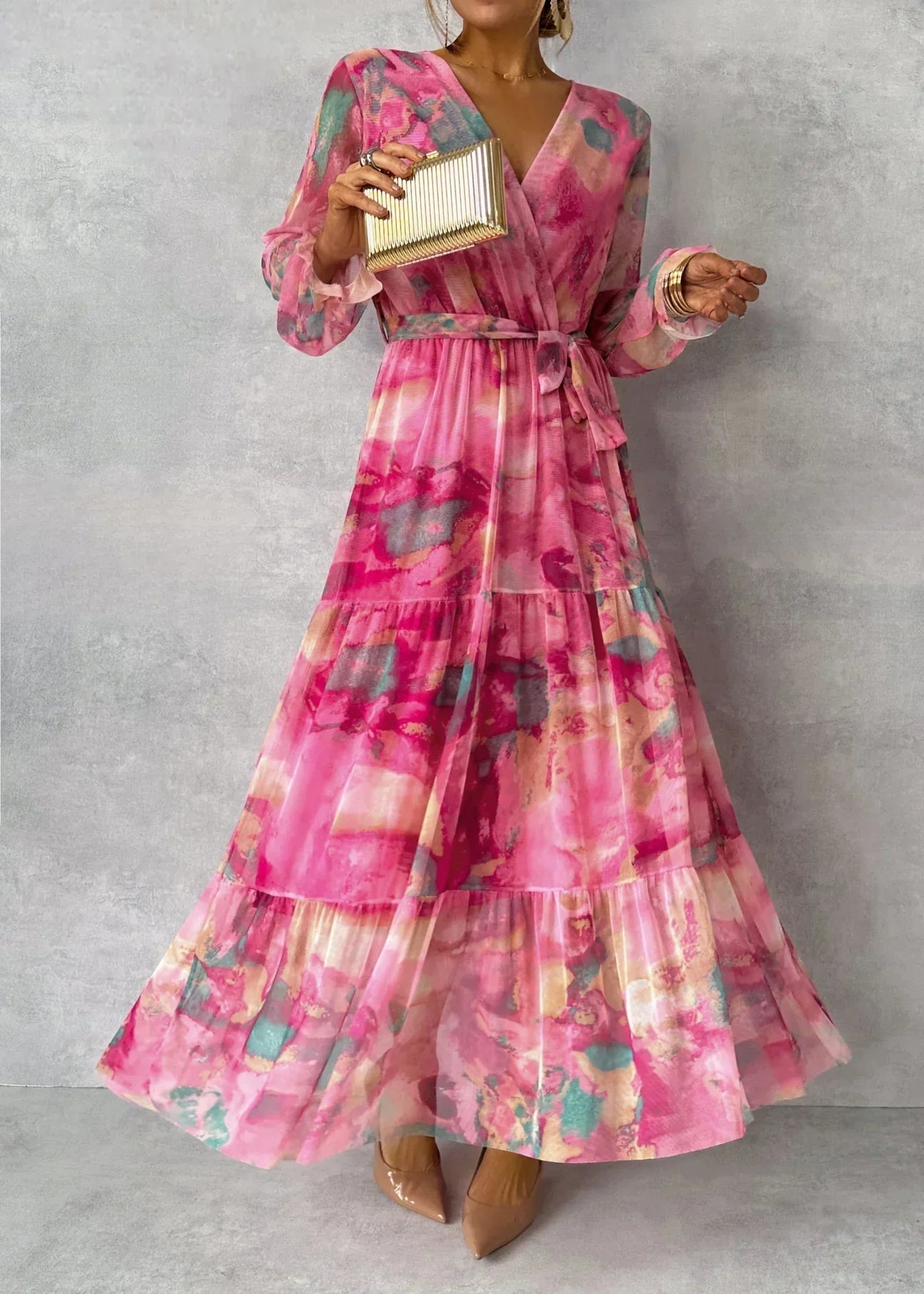Muireann | Floral Wrap Dress