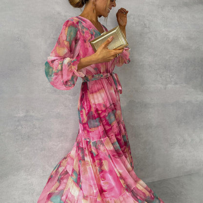 Muireann | Floral Wrap Dress