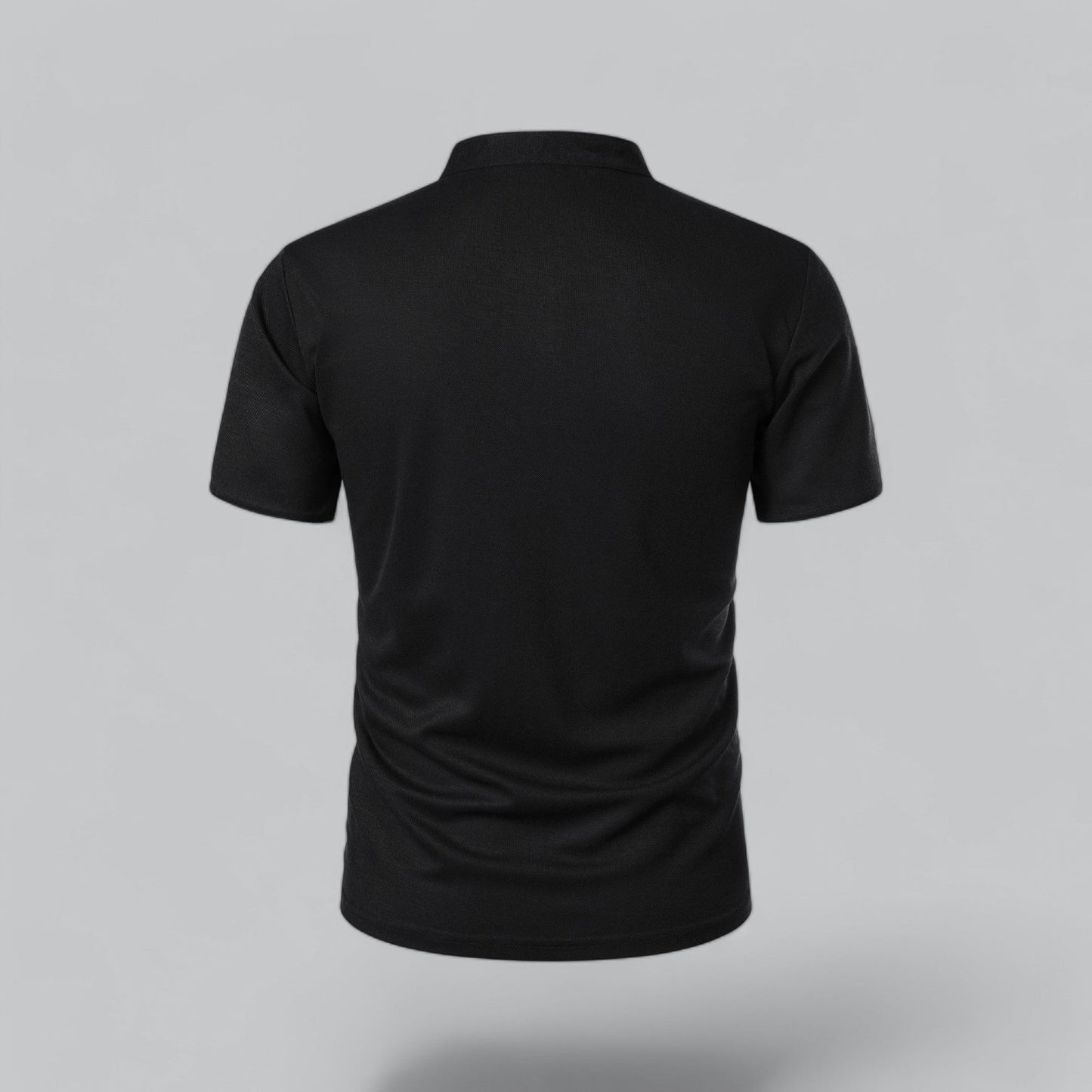 Tadhg | Collarless Polo Shirt