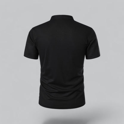 Tadhg | Collarless Polo Shirt