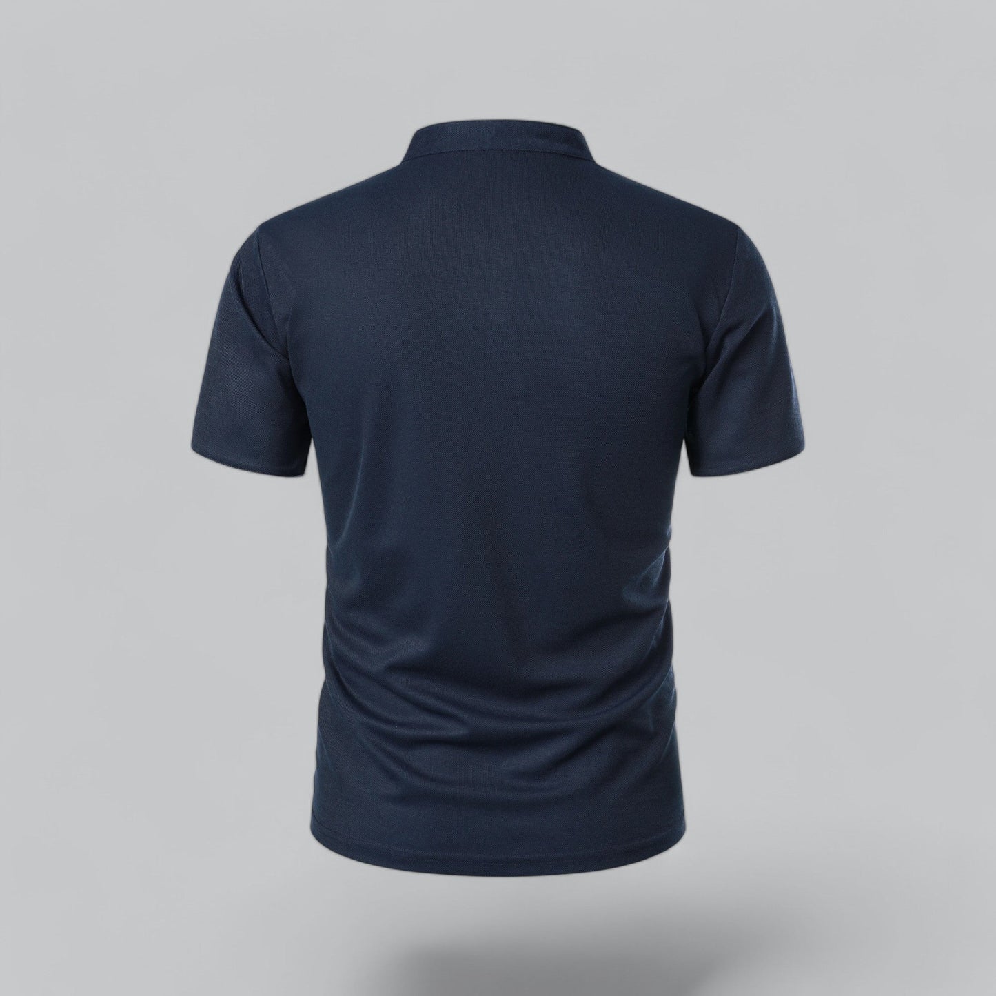 Tadhg | Collarless Polo Shirt