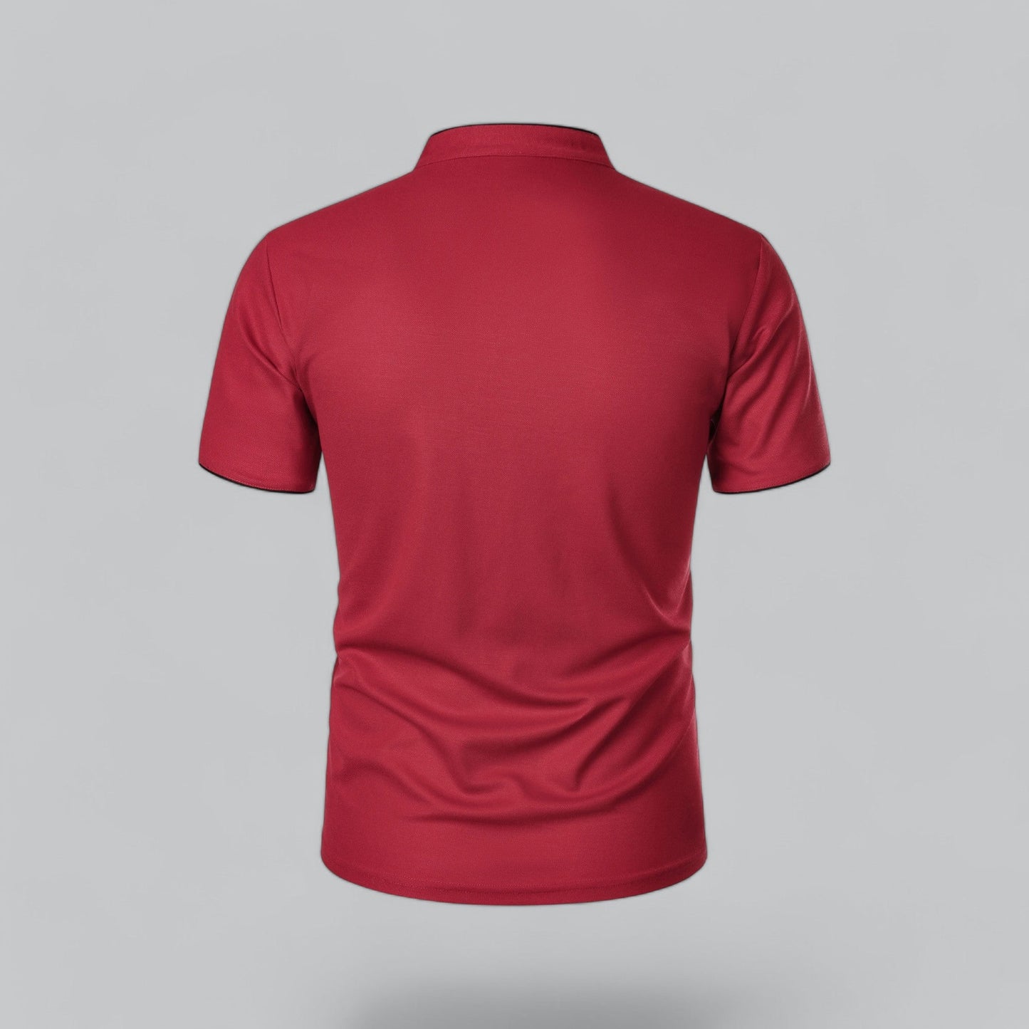 Tadhg | Collarless Polo Shirt