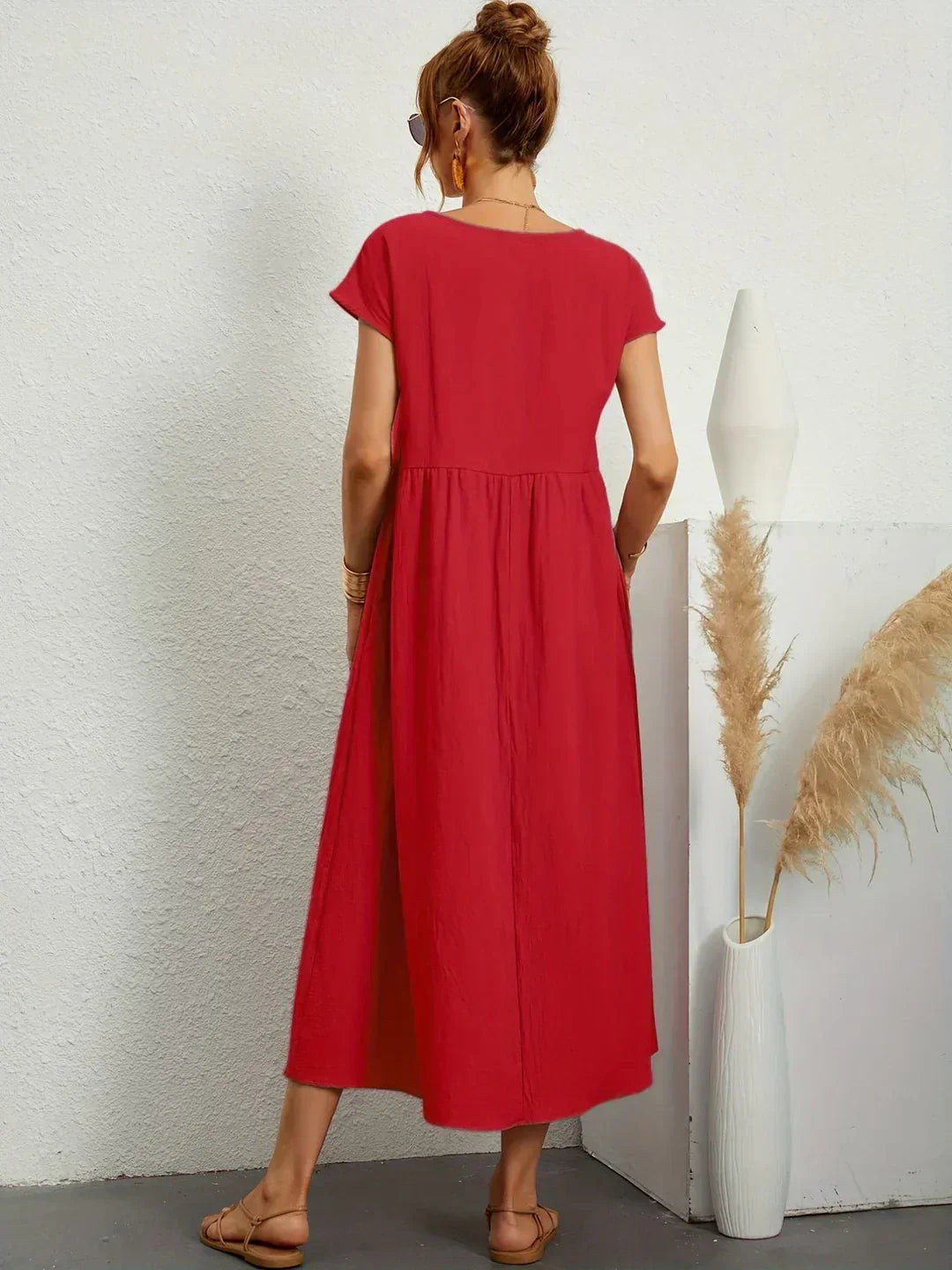 Aisling™ | Fluid Midi Dress