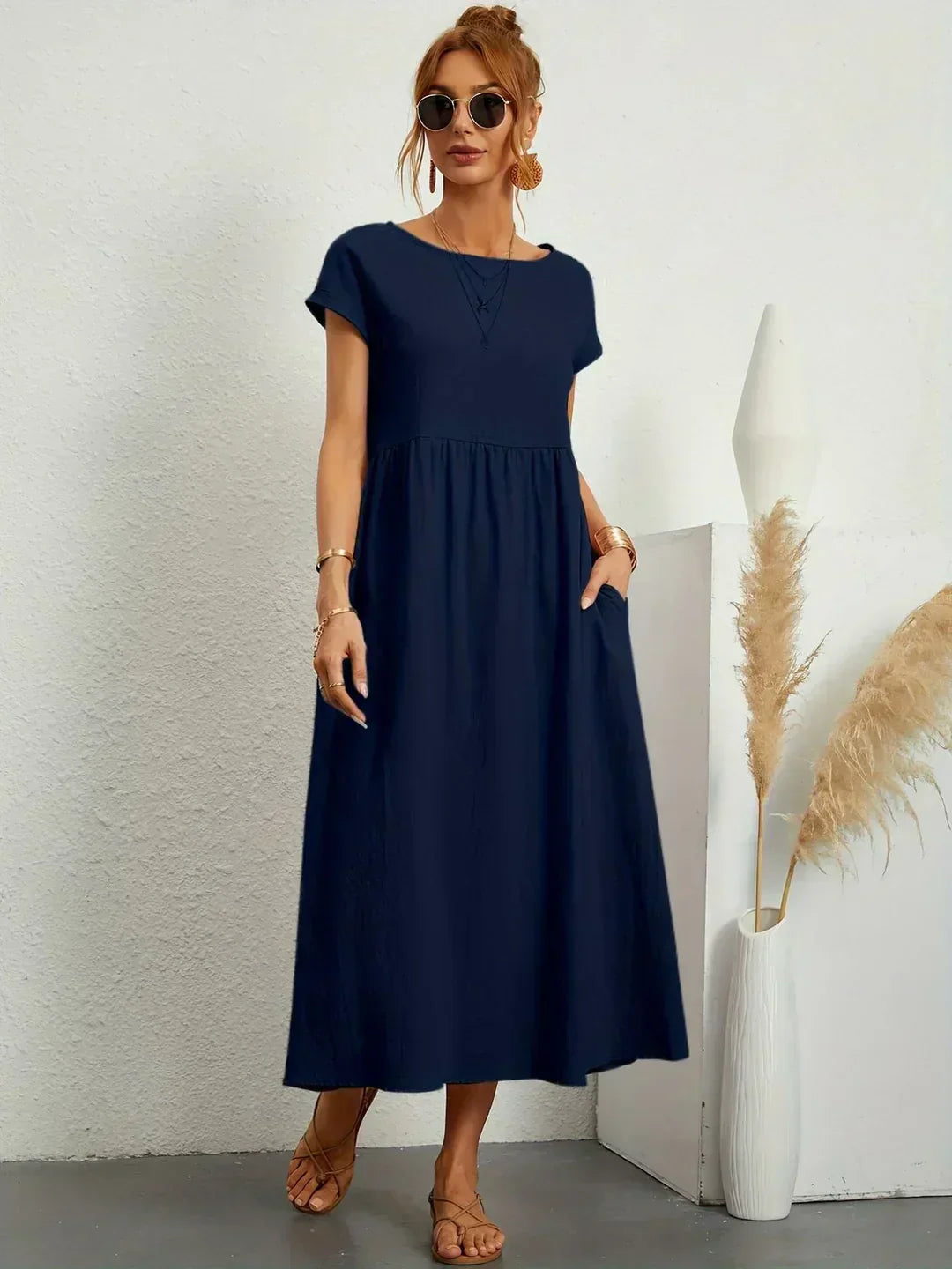 Aisling™ | Fluid Midi Dress
