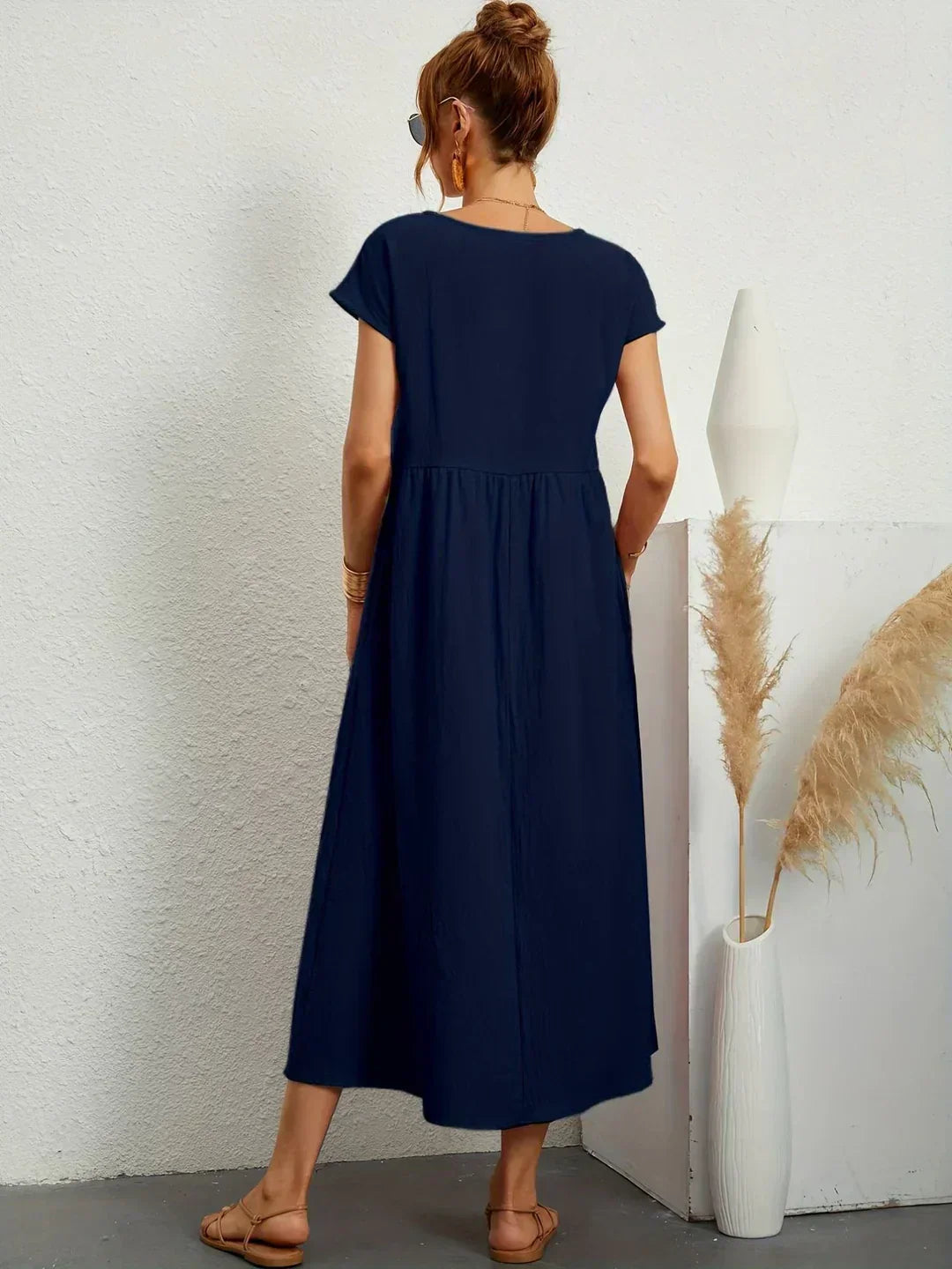 Aisling™ | Fluid Midi Dress