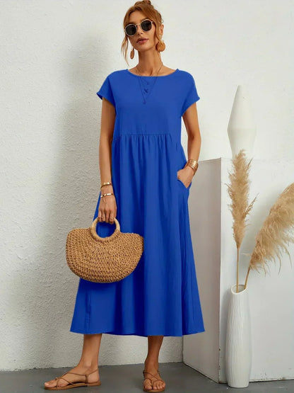 Aisling™ | Fluid Midi Dress