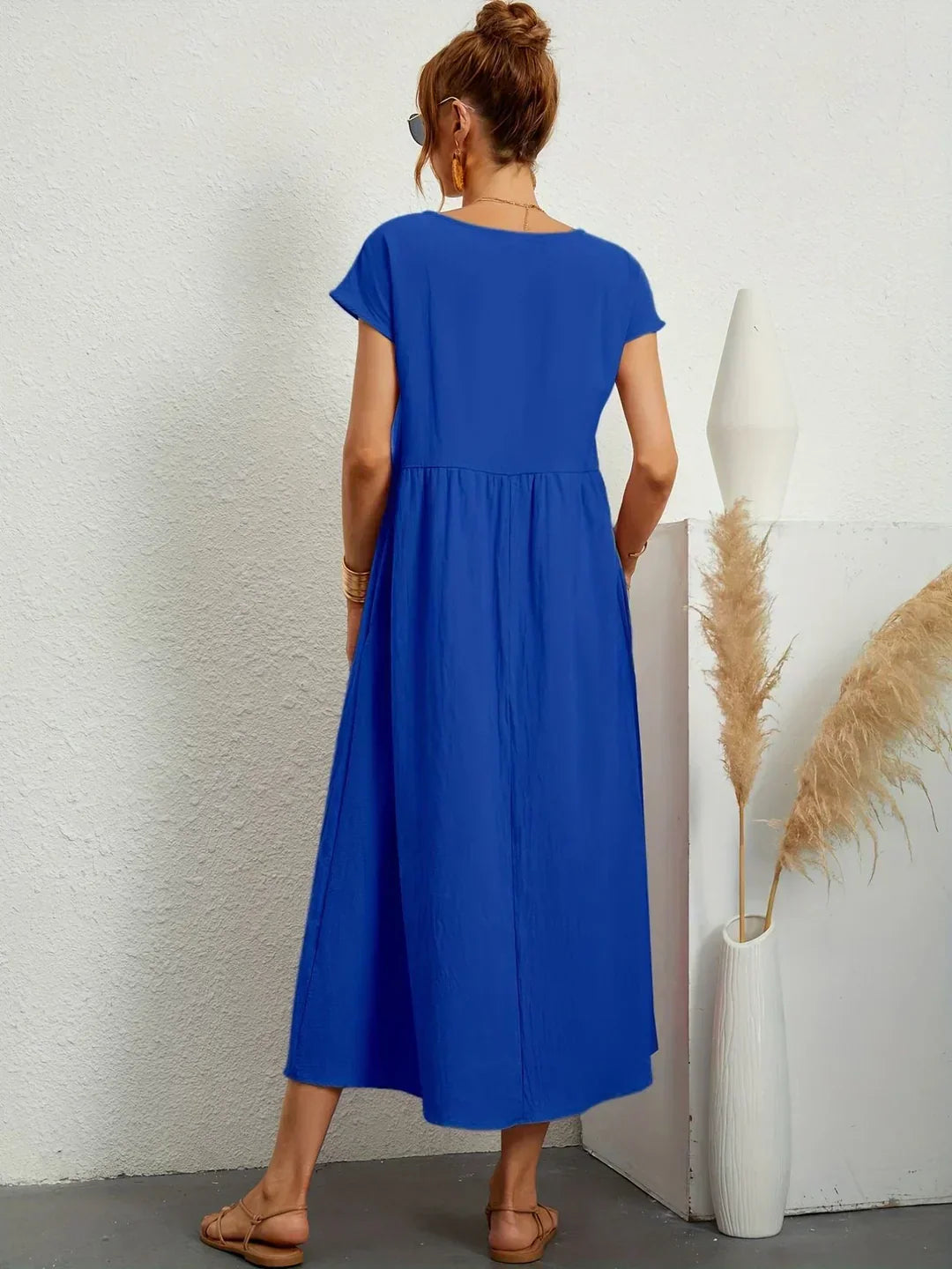 Aisling™ | Fluid Midi Dress
