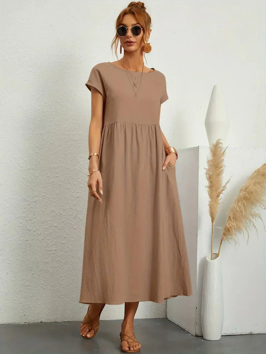 Méabh™ | Fluid Midi Dress-