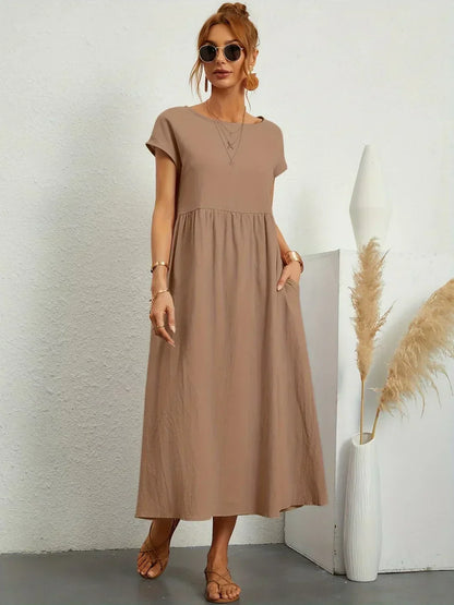 Aisling™ | Fluid Midi Dress