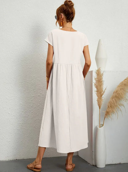 Aisling™ | Fluid Midi Dress