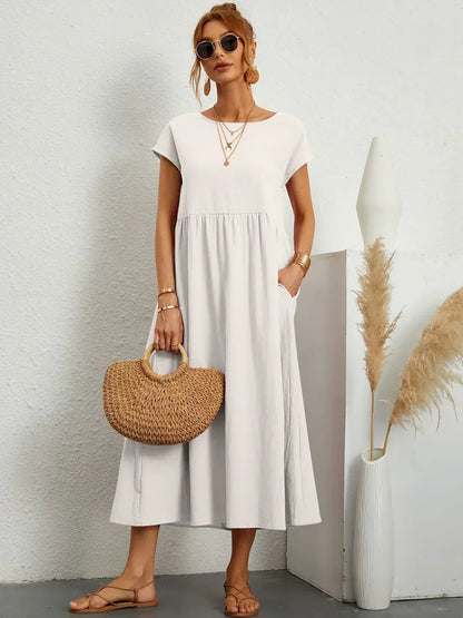 Aisling™ | Fluid Midi Dress