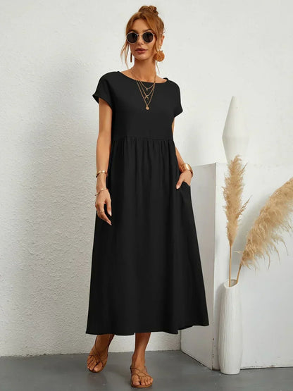 Aisling™ | Fluid Midi Dress