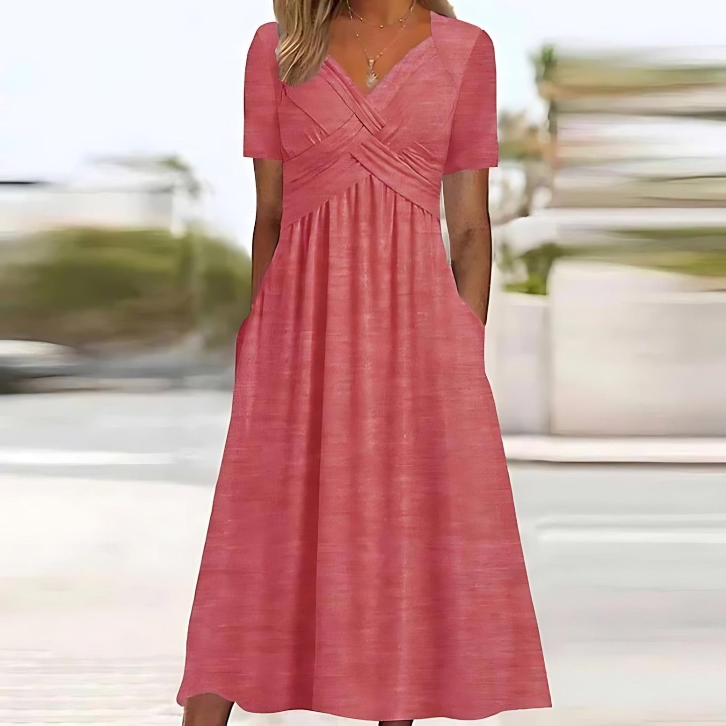 Sheelagh | Elegant A-Line Midi Dress
