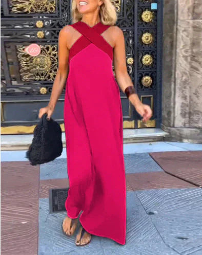 Aoife™ | Wrap-Front Maxi Dress-