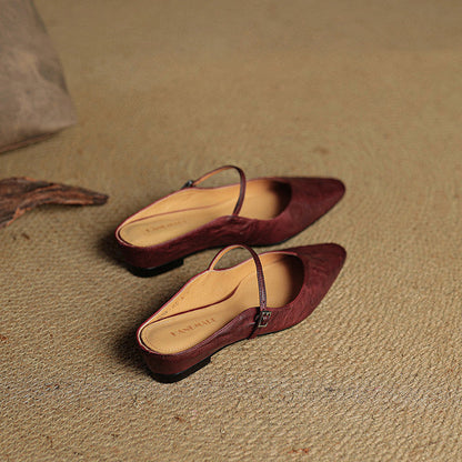 Tríona | Vintage Leather Mules