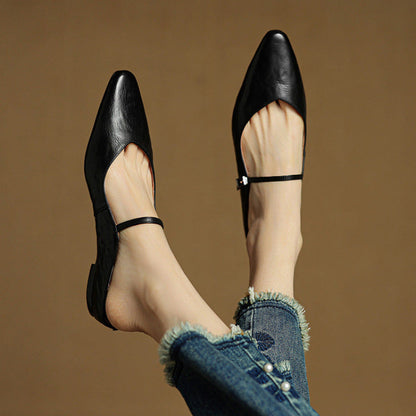 Tríona | Vintage Leather Mules