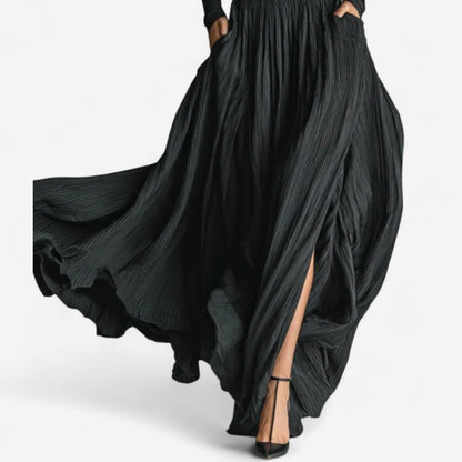 Aimend | High-Waist Maxi Dress