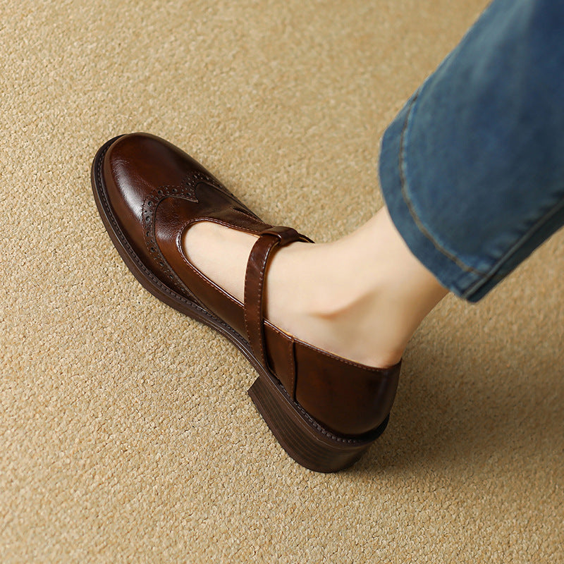 Caitría | Vintage T-Bar Mary Jane Shoes