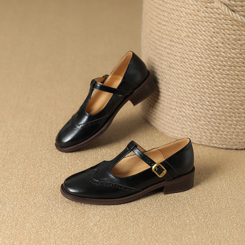 Caitría | Vintage T-Bar Mary Jane Shoes