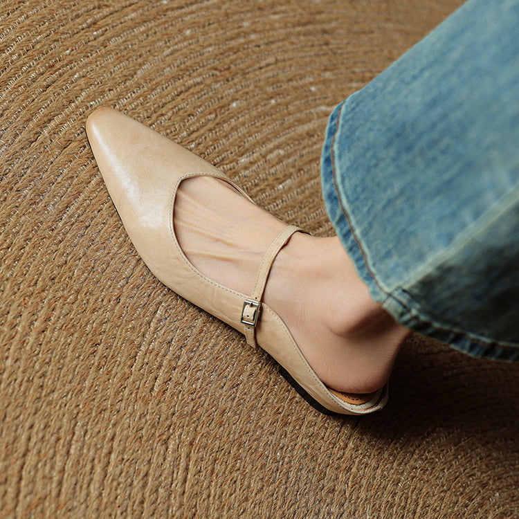 Tríona | Vintage Leather Mules