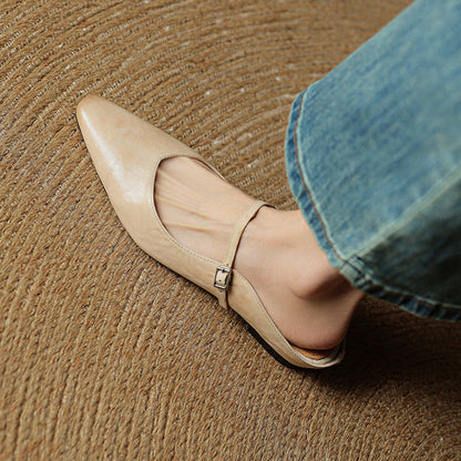Tríona | Vintage Leather Mules