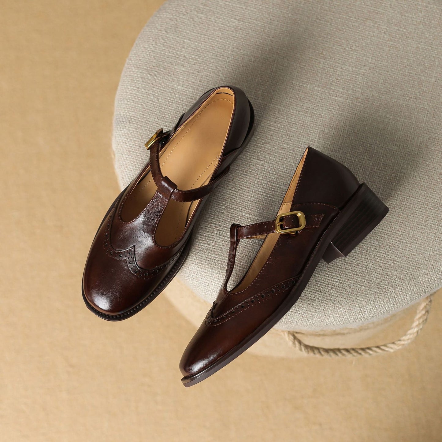 Caitría | Vintage T-Bar Mary Jane Shoes