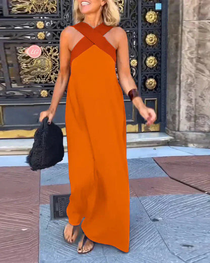 Róisín™ | Wrap-Front Maxi Dress