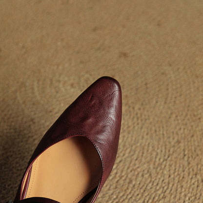Tríona | Vintage Leather Mules