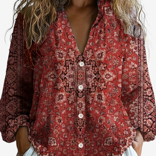 Ríoghnach | Vintage Boho Blouse