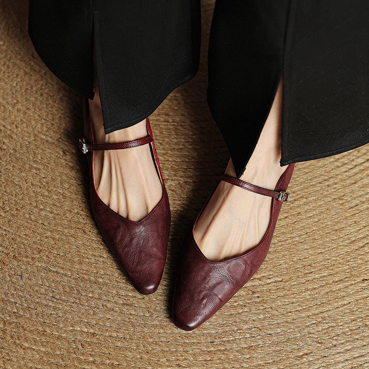 Tríona | Vintage Leather Mules