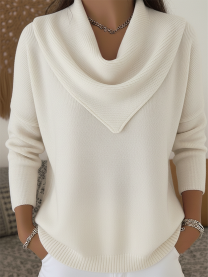 Nora – jumper with a cowl neck