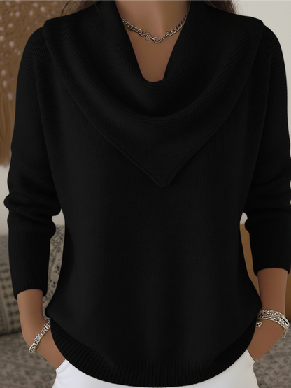 Nora – jumper with a cowl neck